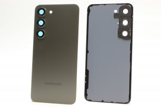 Задняя крышка Samsung S911 Galaxy S23 со стеклом камеры, зеленый, К-1