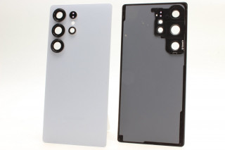 Задняя крышка Samsung S938B Galaxy S25 Ultra со стеклом камеры, синий титан (голубой), К-1