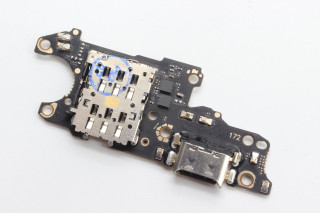 Нижняя плата (шлейф) Huawei Nova 13 (BLK-LX9) с разъемом зарядки и считывателем SIM, К-2