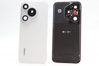 Задняя крышка Huawei Pura 70 (ADY-LX9) со стеклом камеры, белый, К-1