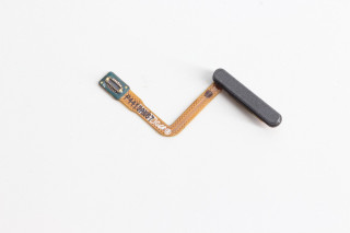 Шлейф Samsung F731 Galaxy Z Flip 5 кнопки включения и сканер отпечатка пальцев, черный, К-1