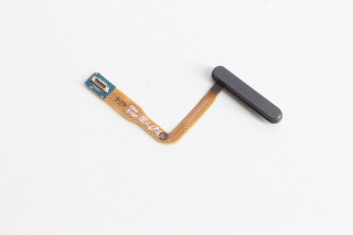 Шлейф Samsung F741 Galaxy Z Flip 6 кнопки включения и сканер отпечатка пальцев, серый, К-1
