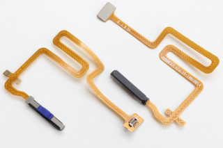 Шлейф Realme 9 5G (RMX3474), 9 Pro (RMX3472), C35 (RMX3511) со сканером отпечатка, черный, К-1