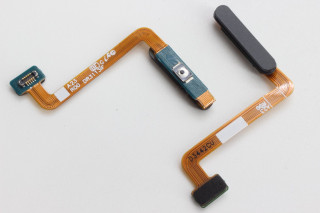 Шлейф Samsung A235 Galaxy A23 кнопки включения и сканер отпечатка пальцев, черный, К-1