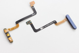 Шлейф Samsung F956 Galaxy Z Fold 6 кнопки включения и сканер отпечатка пальцев, синий, К-1