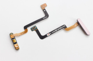 Шлейф Samsung F956 Galaxy Z Fold 6 кнопки включения и сканер отпечатка пальцев, розовый, К-1