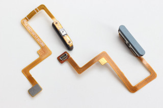 Шлейф Xiaomi Redmi Note 11 Pro+ Plus 5G (21091116UG) кнопки включения и сканер отпечатка пальцев, зеленый, К-1