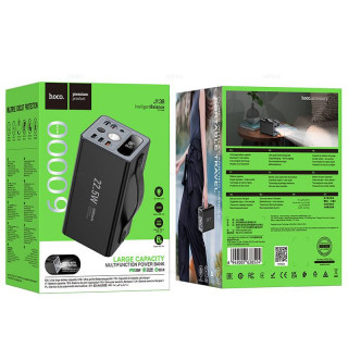 Внешний аккумулятор Hoco J138, 22.5W + DC12V, 60000 мАч, черный