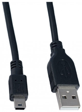 Кабель USB - mini USB Perfeo, 50см, черный