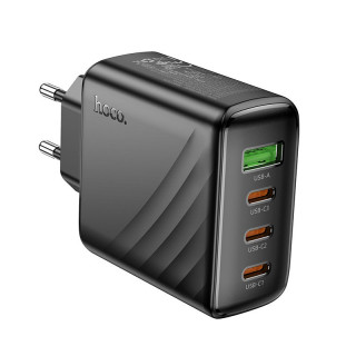 СЗУ HOCO CS27A, 3A, черный, USB QC3.0 и 3xType-C PD67W