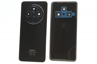 Задняя крышка Xiaomi Redmi 14C со стеклом камеры, черный, К-1 (2411DRN47C, 2409BRN2CA)