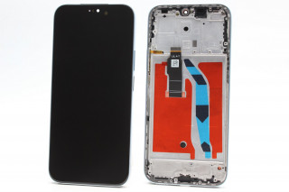 Дисплей Honor X8b (LLY-LX1), 200 Lite (LLY-NX1) OLED серебристой рамке, K-1