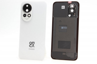 Задняя крышка Huawei Nova 13 (BLK-LX9), со стеклом камеры, белый, оригинал