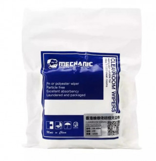 Салфетки для чистки дисплеев Mechanic HK4090, 10x10 см, антистатические, безворсовые, 100 шт.