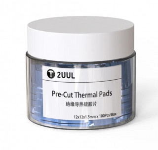 Термопрокладки 2UUL DR-03, 12x12x1.5мм, 100 шт