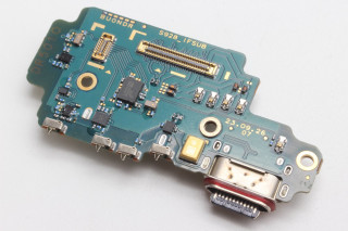 Нижняя плата (шлейф) Samsung S928B Galaxy S24 Ultra с разъемом зарядки и считывателем SIM, 100% компонентов, К-1