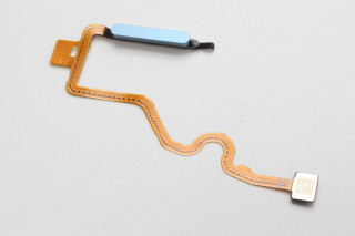 Шлейф Infinix Hot 30i (X669), Hot 30 Play (X6835B), Note 30 4G (X6833B), Note 30 Pro (X678B), Note 30i (X6716), Tecno Pova 5 (LH7n), Pova 5 Pro 5G (LH8n) со сканером отпечатка, голубой, К-1