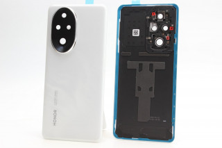 Задняя крышка Honor 200 Pro (ELP-NX9), белый, со стеклом камеры, оригинал