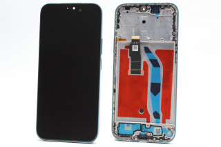 Дисплей Honor X8b (LLY-LX1), 200 Lite (LLY-NX1) OLED в синей (зеленой) рамке, K-1