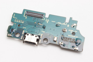 Нижняя плата (шлейф) Samsung A175F Galaxy A17 4G с разъемом зарядки, К-1