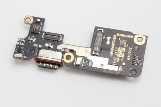 Нижняя плата (шлейф) Xiaomi Poco F7, с разъемом зарядки и считывателем SIM, оригинал