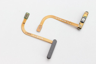 Шлейф Samsung A266B Galaxy A26 5G кнопки включения и сканер отпечатка пальцев, черный, К-1