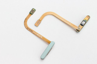 Шлейф Samsung A266B Galaxy A26 5G кнопки включения и сканер отпечатка пальцев, зеленый, К-1