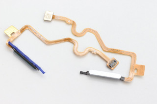 Шлейф Tecno Spark 40C (KM4k) сканера отпечатка, белый, К-1