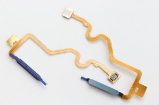 Шлейф Tecno Spark 40C (KM4k) сканера отпечатка, синий, К-1