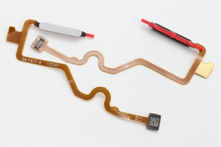 Шлейф Tecno Spark Go 2 (KM4), Infinix Smart 10 (X6725), сканера отпечатка, белый, К-1