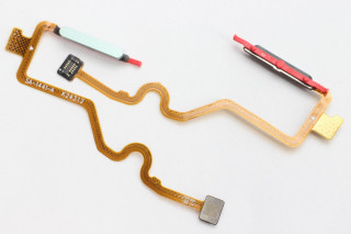 Шлейф Tecno Spark Go 2 (KM4), Infinix Smart 10 (X6725), сканера отпечатка, зеленый, К-1