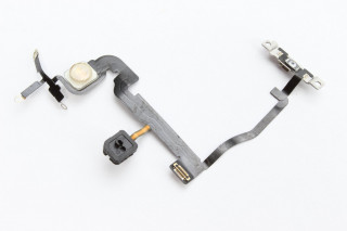 Шлейф iPhone 11 Pro Max с кнопкой включения, микрофоном и вспышкой, снятые, оригинал