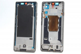 Рамка дисплея Tecno Camon 40 Pro 4G (CM6), белый (серебристый), оригинал