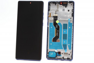 Дисплей Motorola Moto G85, POLED в синей рамке, оригинал