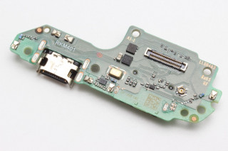 Нижняя плата (шлейф) Huawei Nova Y72 (MGA-LX3), Y72S (GFY-LX1), Y63 с разъемом зарядки и считывателем SIM, 40 Pin, К-1