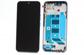 Дисплей Tecno Spark 40 Pro (KM6), AMOLED в оригинальной синей рамке, К-1